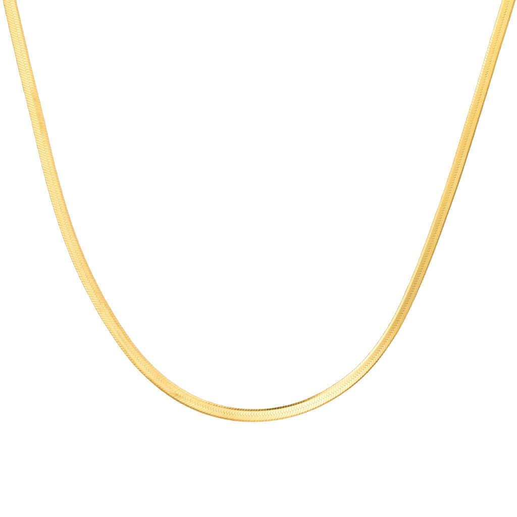 Gold Vermeil Snake Chain - Rose and Wolf