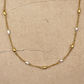 Gold Vermeil Pearl and Gold Seed Necklace - Rose and Wolf