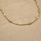 Gold Vermeil Pearl and Gold Seed Necklace - Rose and Wolf