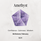February Birthstone Amethyst