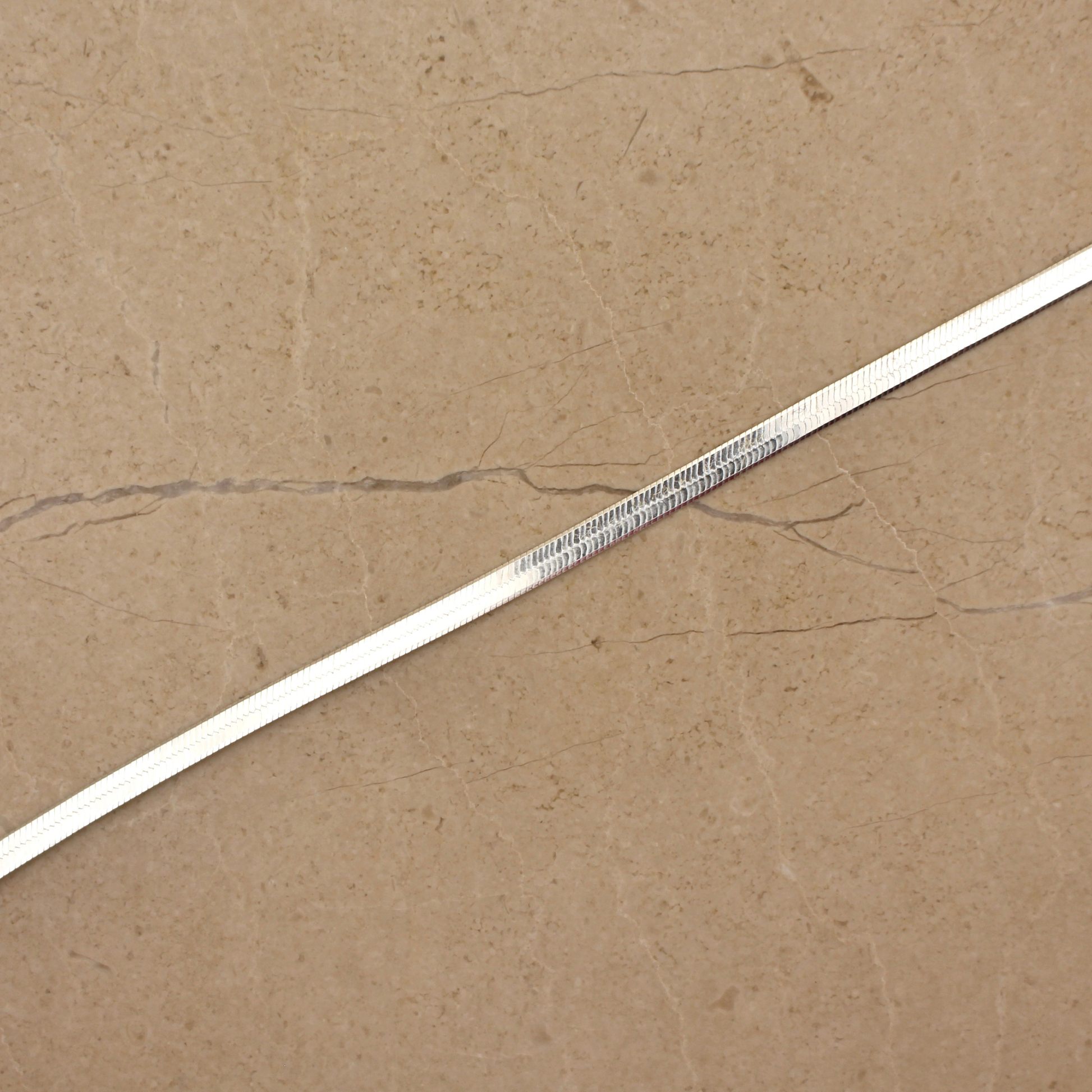 Sterling Silver Snake Chain Bracelet - Rose and Wolf