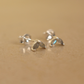 Sterling Silver and Labradorite Marquise Stud Earrings - Rose and Wolf