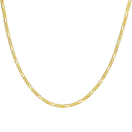 Gold Vermeil Figaro Chain - Rose and Wolf